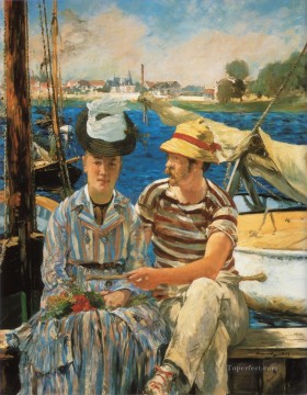 Argenteuil Realismo Impresionismo Edouard Manet Pinturas al óleo